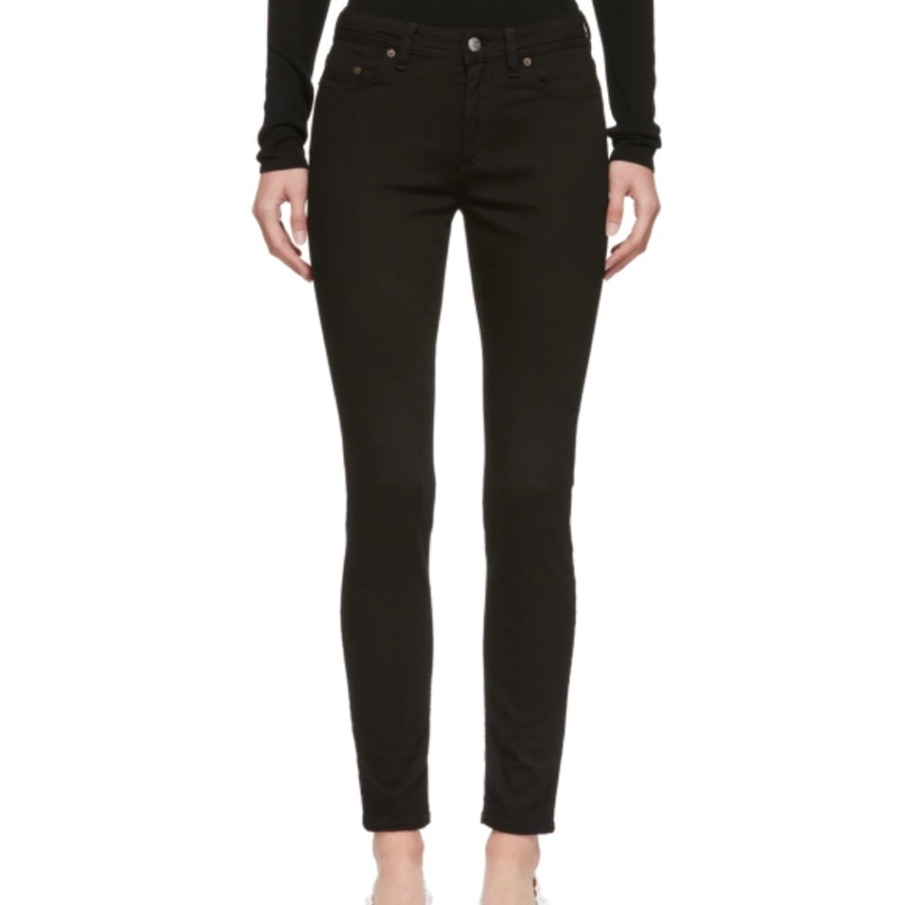 Acne Bla Konst High Waist Straight Leg Jeans